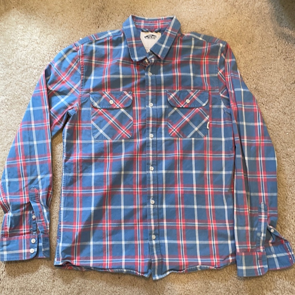 Vans men’s button down size Large